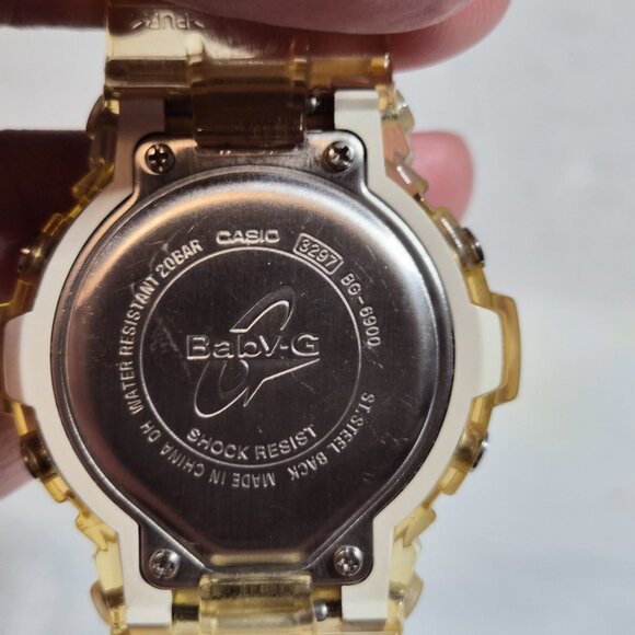 Casio G Shock Baby G Skeleton clear or yellow - Picture 3 of 12